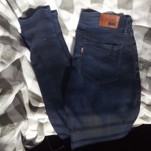Levi's High waisted skinny stretch jeans